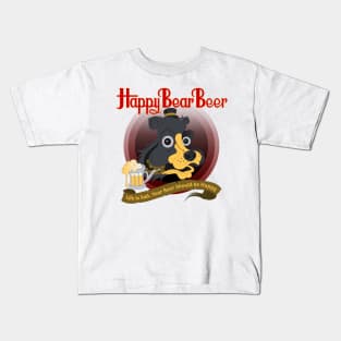BEER BEAR Kids T-Shirt
